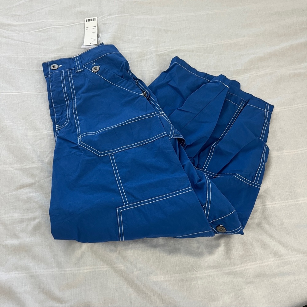 Urban outfitters blue rih baggy carpenter pants - Picture 2 of 4